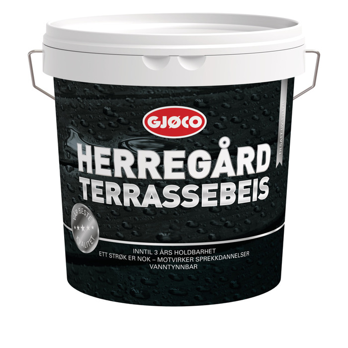 Gjøco terrassebeis vanntynnet gylden 2,7 liter